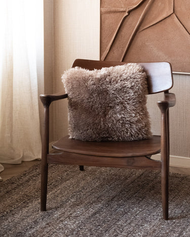 Cushion Frieda Furry Taupe - Things I Like Things I Love