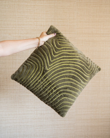 Cushion Jace Olive Green - Things I Like Things I Love