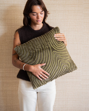 Cushion Jace Olive Green - Things I Like Things I Love