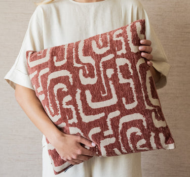Cushion Liam Burgundy - Things I Like Things I Love