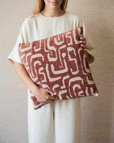 Cushion Liam Burgundy - Things I Like Things I Love