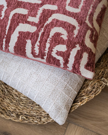 Cushion Liam Burgundy - Things I Like Things I Love