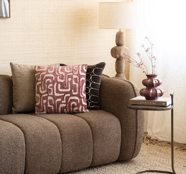 Cushion Liam Burgundy - Things I Like Things I Love