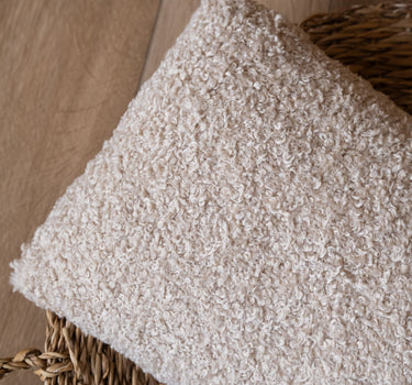 Cushion Lina Beige Teddy - Things I Like Things I Love