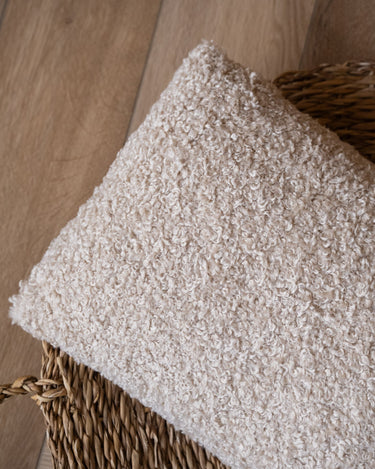 Cushion Lina Beige Teddy - Things I Like Things I Love