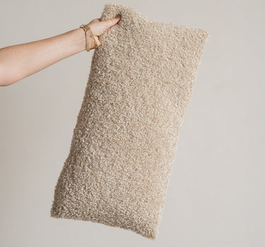 Cushion Lina Beige Teddy - Things I Like Things I Love
