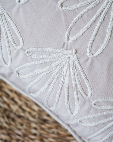 Cushion Lotus Flower Beige - Things I Like Things I Love