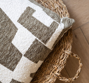 Cushion Mirel Green Cream - Things I Like Things I Love