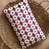 Cushion Mona Flower Burgundy - Things I Like Things I Love