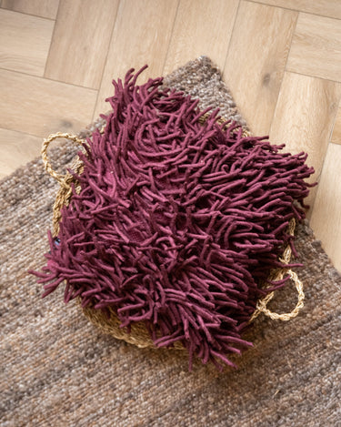 Cushion Moppy Burgundy - Things I Like Things I Love