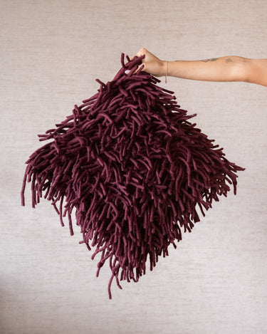 Cushion Moppy Burgundy - Things I Like Things I Love