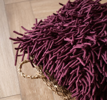 Cushion Moppy Burgundy - Things I Like Things I Love