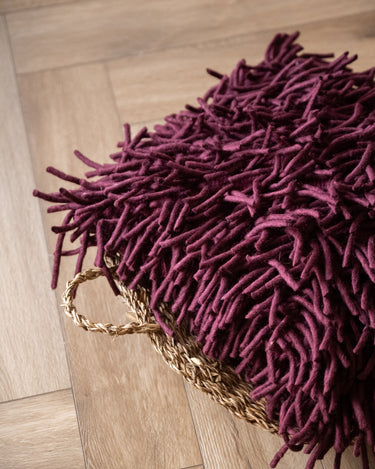 Cushion Moppy Burgundy - Things I Like Things I Love