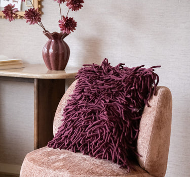 Cushion Moppy Burgundy - Things I Like Things I Love
