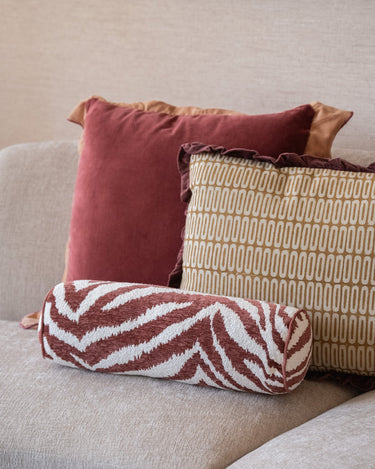 Cushion Nina Burgundy/Pink - Things I Like Things I Love