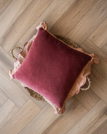 Cushion Nina Burgundy/Pink - Things I Like Things I Love