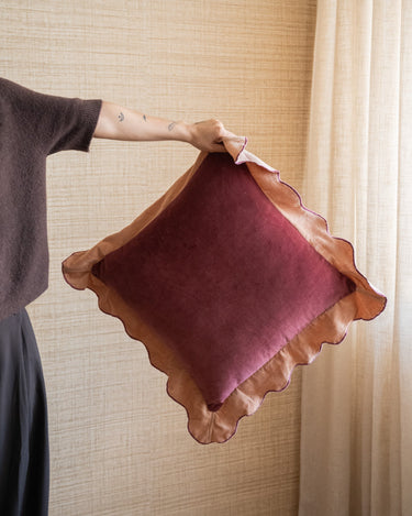 Cushion Nina Burgundy/Pink - Things I Like Things I Love