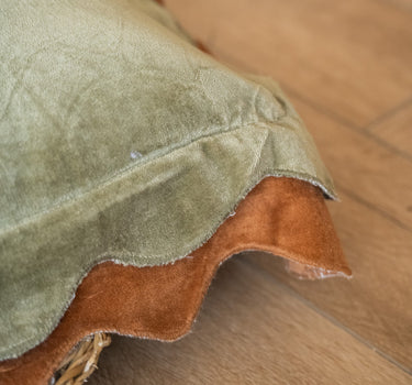 Cushion Nina Olive Green - Things I Like Things I Love