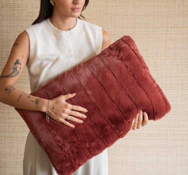 Cushion Norah Soft Marsala - Things I Like Things I Love