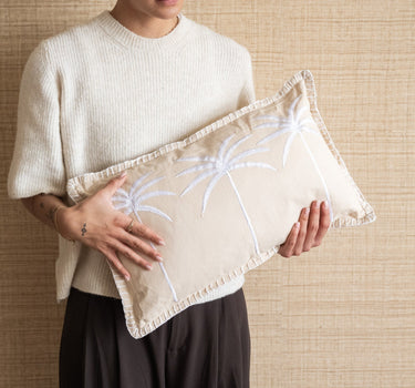 Cushion Palm Tree Beige - Things I Like Things I Love