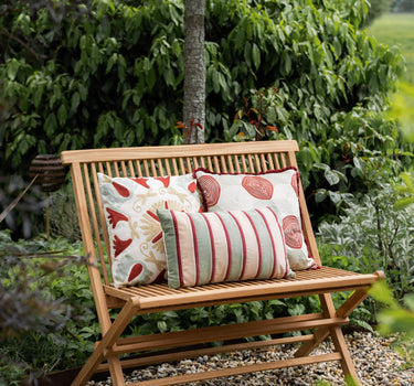 Cushion Riga Burgundy/Matcha Green - Things I Like Things I Love