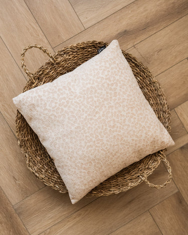 Cushion Siem Leopard Sand - Things I Like Things I Love