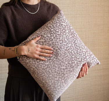 Cushion Siem Leopard Taupe - Things I Like Things I Love