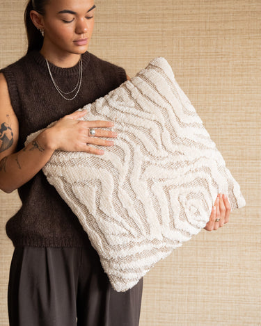 Cushion Swirl Beige - Things I Like Things I Love