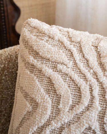 Cushion Swirl Beige - Things I Like Things I Love