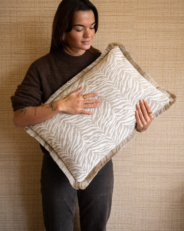 Cushion Tigra Beige - Things I Like Things I Love