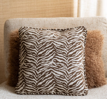 Cushion Tigra Brown 45x45 - Things I Like Things I Love