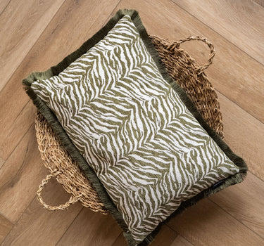 Cushion Tigra Green - Things I Like Things I Love