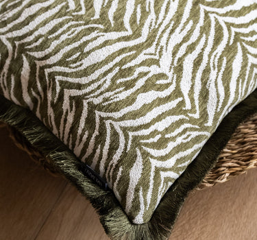Cushion Tigra Green - Things I Like Things I Love