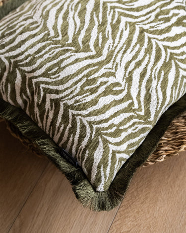 Cushion Tigra Green - Things I Like Things I Love