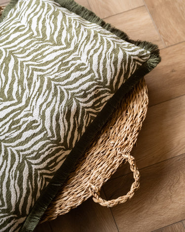 Cushion Tigra Green - Things I Like Things I Love