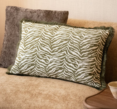 Cushion Tigra Green - Things I Like Things I Love