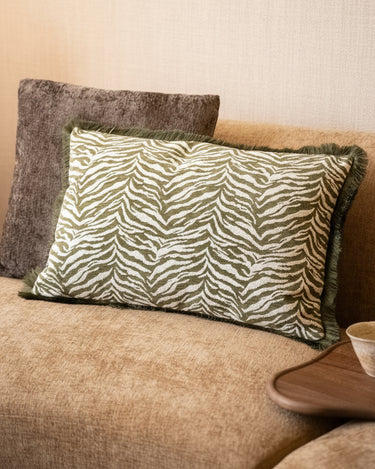 Cushion Tigra Green - Things I Like Things I Love