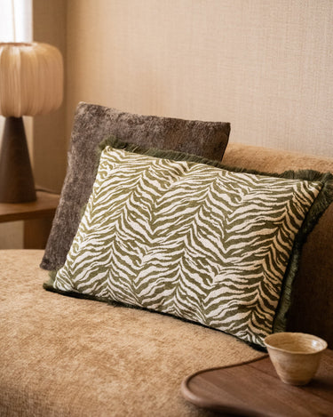 Cushion Tigra Green - Things I Like Things I Love