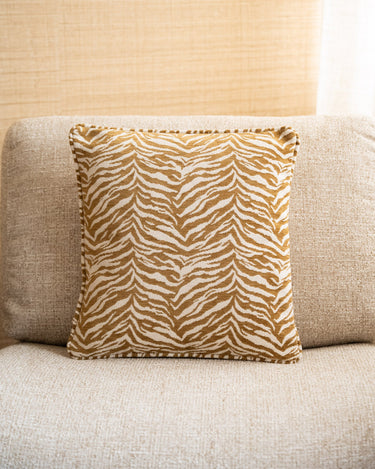 Cushion Tigra Ochre 45x45 - Things I Like Things I Love