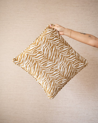 Cushion Tigra Ochre 45x45 - Things I Like Things I Love