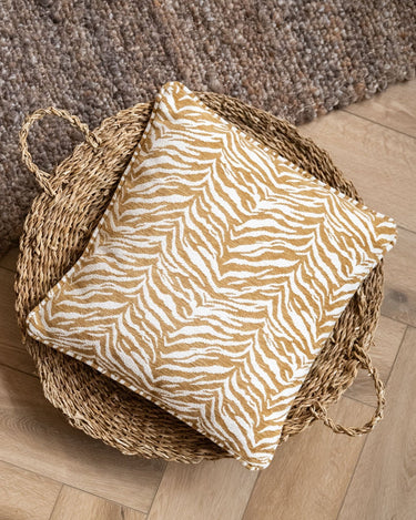 Cushion Tigra Ochre 45x45 - Things I Like Things I Love
