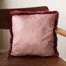 Cushion Velvet Pink Burgundy - Things I Like Things I Love