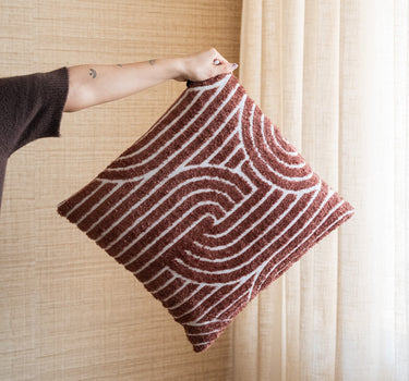 Cushion Ziza Burgundy - Things I Like Things I Love