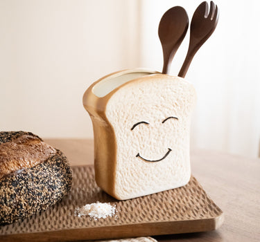 Cutlery Jar Bread Ceramic - Things I Like Things I Love