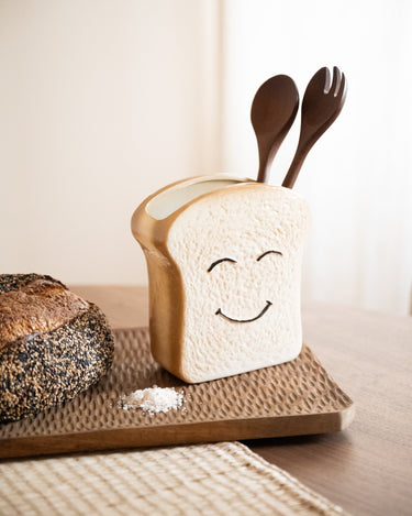 Cutlery Jar Bread Ceramic - Things I Like Things I Love