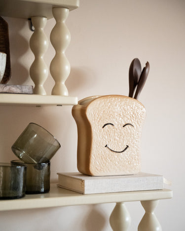 Cutlery Jar Bread Ceramic - Things I Like Things I Love
