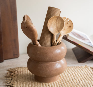 vancasso Sabine gebruiksvoorwerpenhouders voor aanrecht, 15,7 cm kleine keramische gebruiksvoorwerp Crock opslag, crèmekleurige boerderij gebruiksvoorwerp organizer voor woondecoratie vancasso Sabine gebruiksvoorwerpenhouders voor aanrecht, 15,7 cm kleine keramische gebruiksvoorwerp Crock opslag, crèmekleurige boerderij gebruiksvoorwerp organizer voor woondecoratie