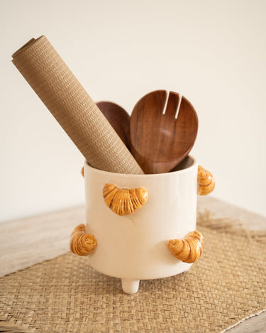 Cutlery Jar Croissant - Things I Like Things I Love