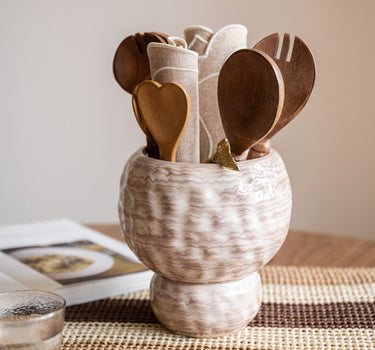 Cutlery Jar Juli Ceramic - Things I Like Things I Love