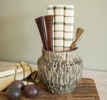 Cutlery Jar Lovi Ceramic - Things I Like Things I Love